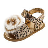 Leopard Baby Sandals