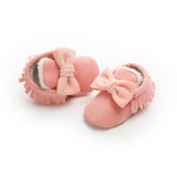 Mini Bow Baby Moccasin