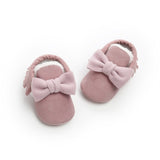 Mini Bow Baby Moccasin