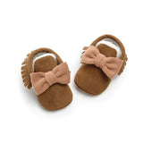 Mini Bow Baby Moccasin