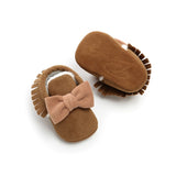 Mini Bow Baby Moccasin