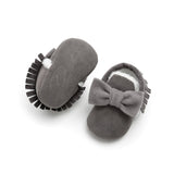 Mini Bow Baby Moccasin