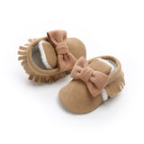 Mini Bow Baby Moccasin