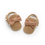 Mini Bow Baby Moccasin
