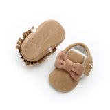 Mini Bow Baby Moccasin