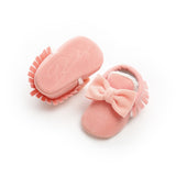 Mini Bow Baby Moccasin