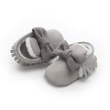 Mini Bow Baby Moccasin