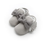 Mini Bow Baby Moccasin